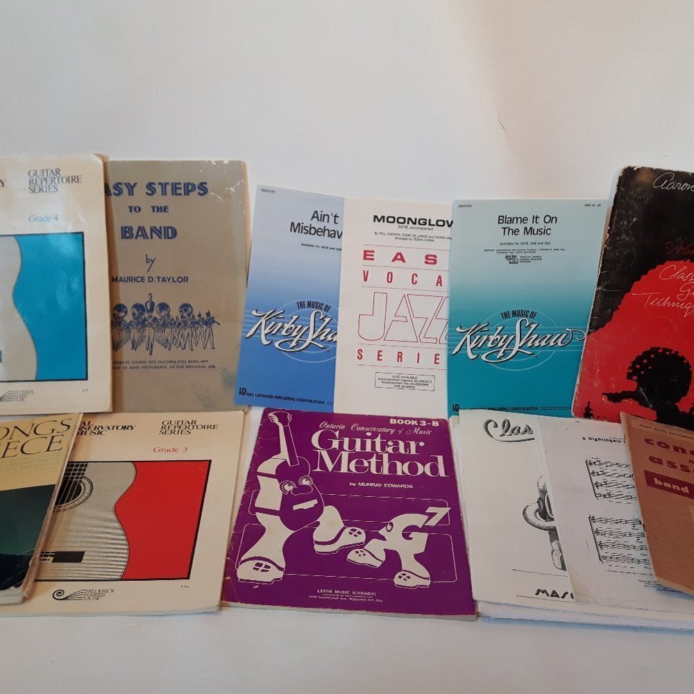 Sheet Music LOT of over 11 pieces